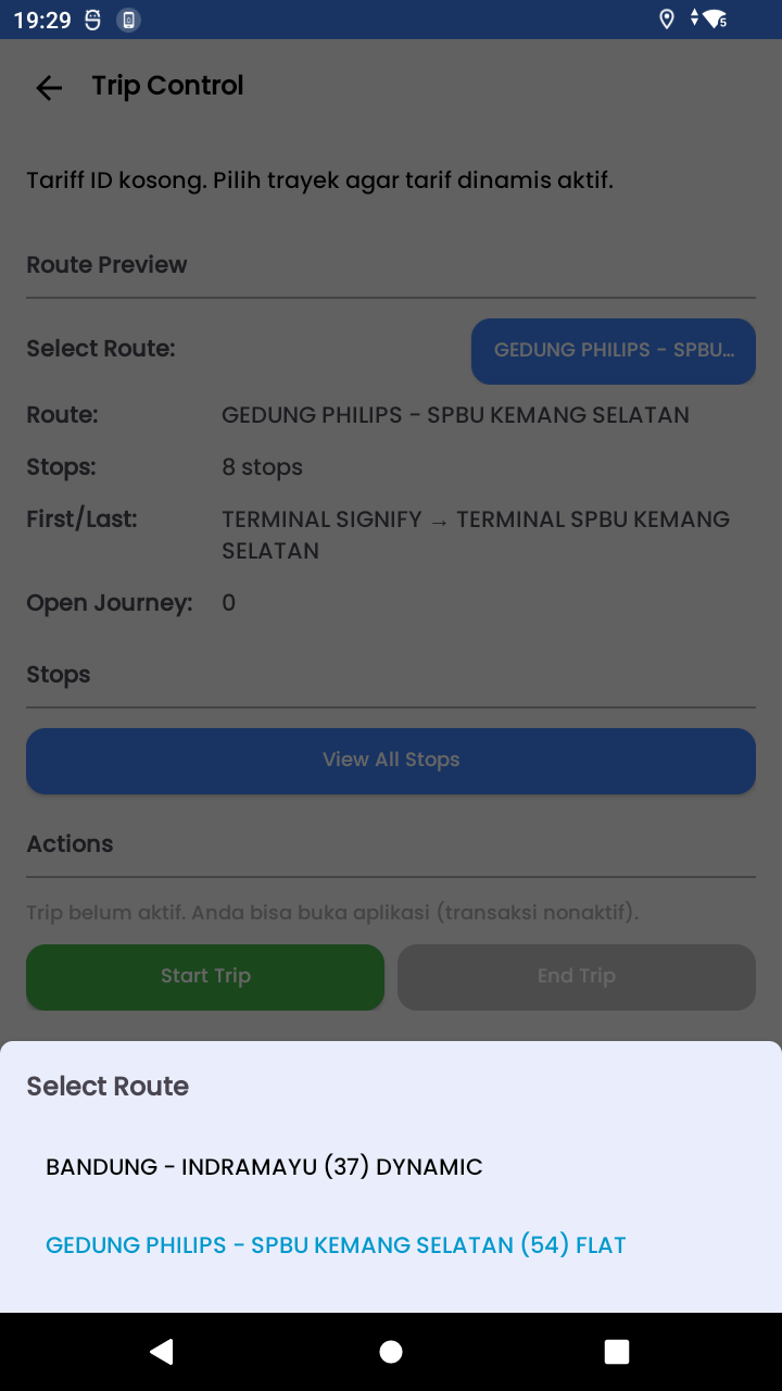 AFC TOB Android Operational screen 04